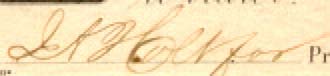 J A Holt for signature